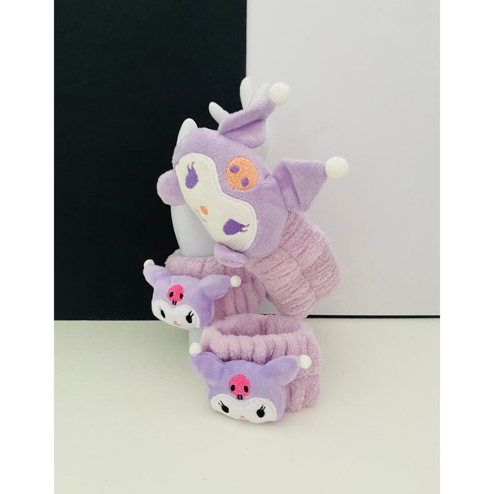 Kuromi Headband & Wristbands Set